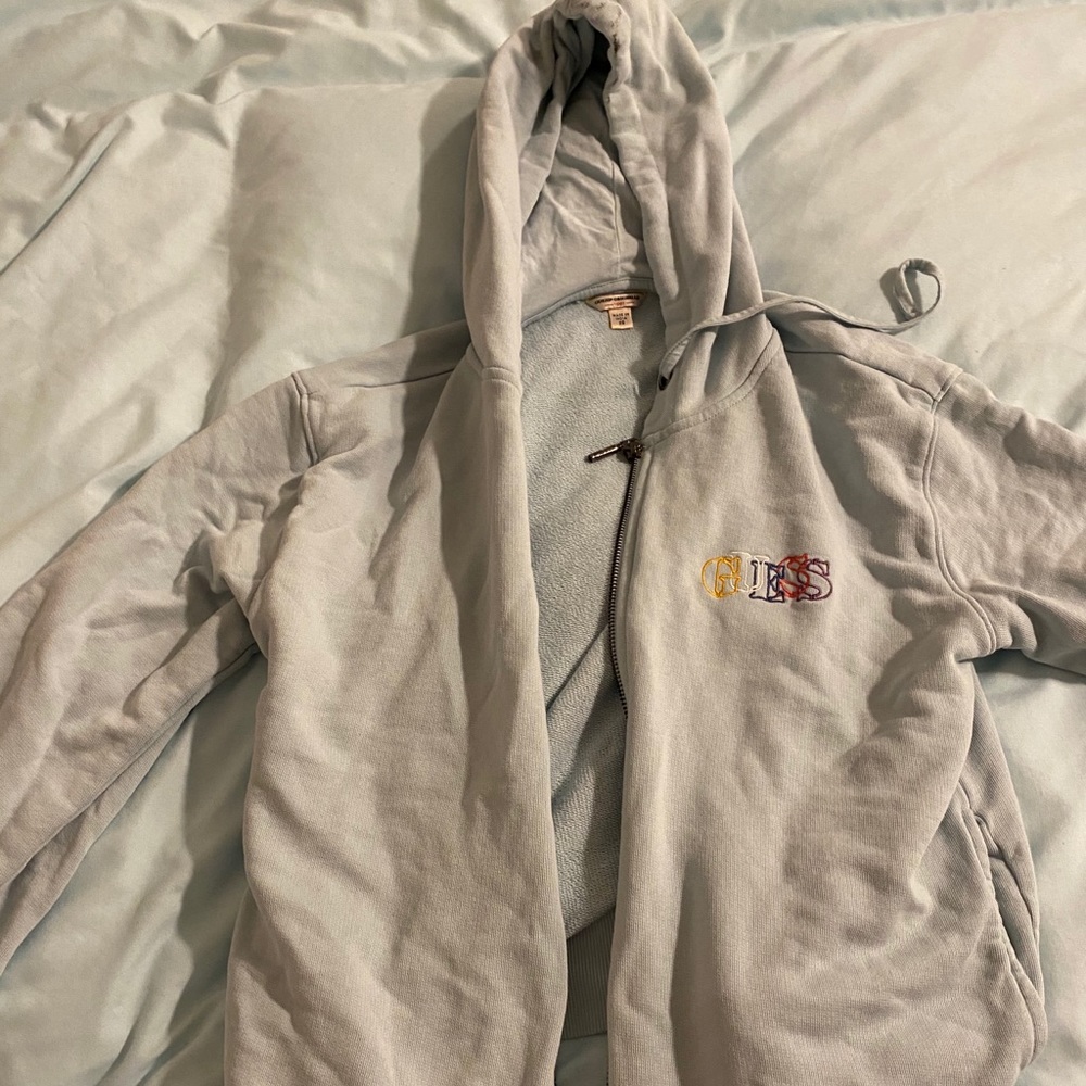 Guess light sky blue jacket